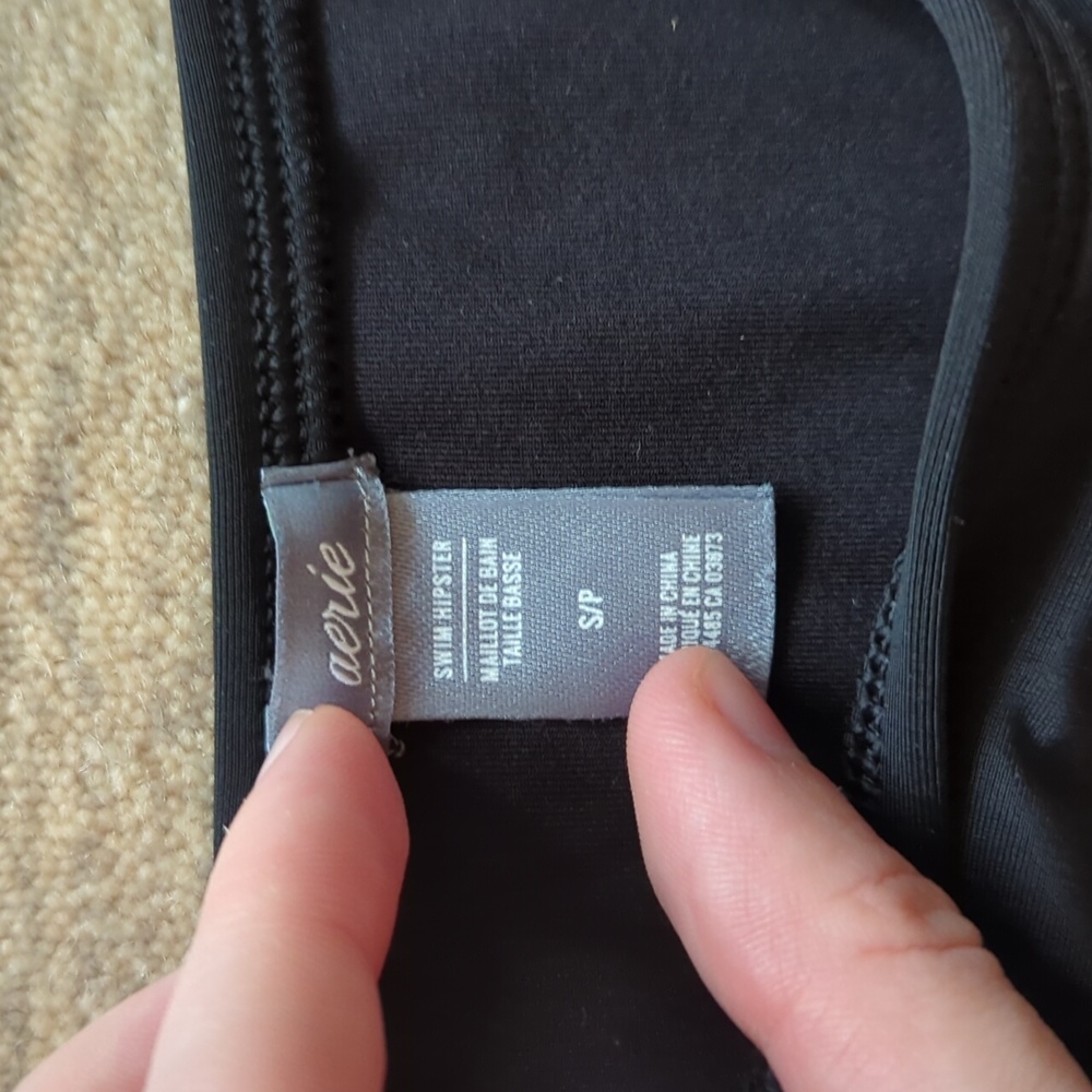 Aerie S Black Strappy Bikini - Picture 9 of 11